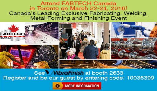 FABTECH Canada 2016 | corrosion protection, shot blast peening, vibrapeen deburring, deflashing corrosion protection inhibiting, corrosion Inhibiting, gauging
